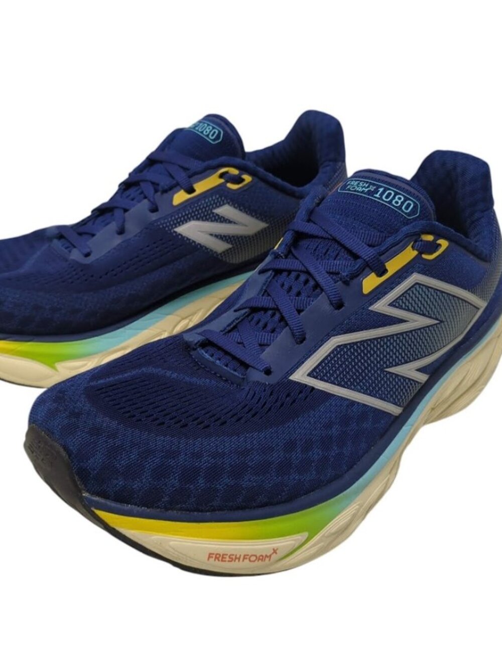 New Balance 1080v14 Fresh Foam Men’s Size 9.5 Running Shoes Inkwell Silver